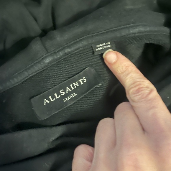 All Saint’s black hoodie - Picture 4 of 4